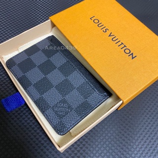 【area0439】Louis Vuitton Neo 卡片套 黑灰 卡夾 短夾 LV N62666 棋盤格 老花