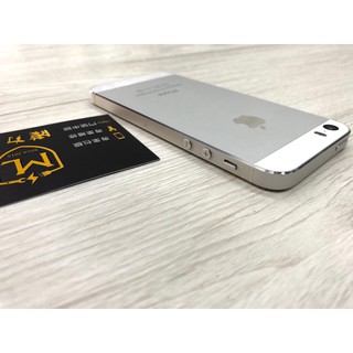 ＊ML膜力3c＊apple iphone 5S 32G 銀色 支援4G【無盒裝9成新】舊機折抵 #M0310