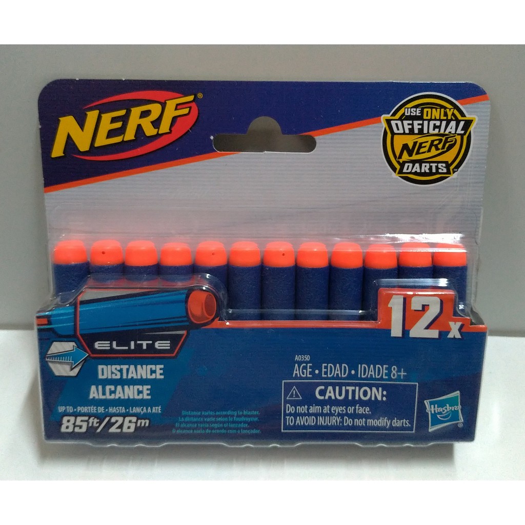 全新 公司貨 NERF ELITE 菁英系列 12發子彈 補充包 泡棉 圓頭軟彈 安全子彈 玩具生存遊戲 孩之寶 正版