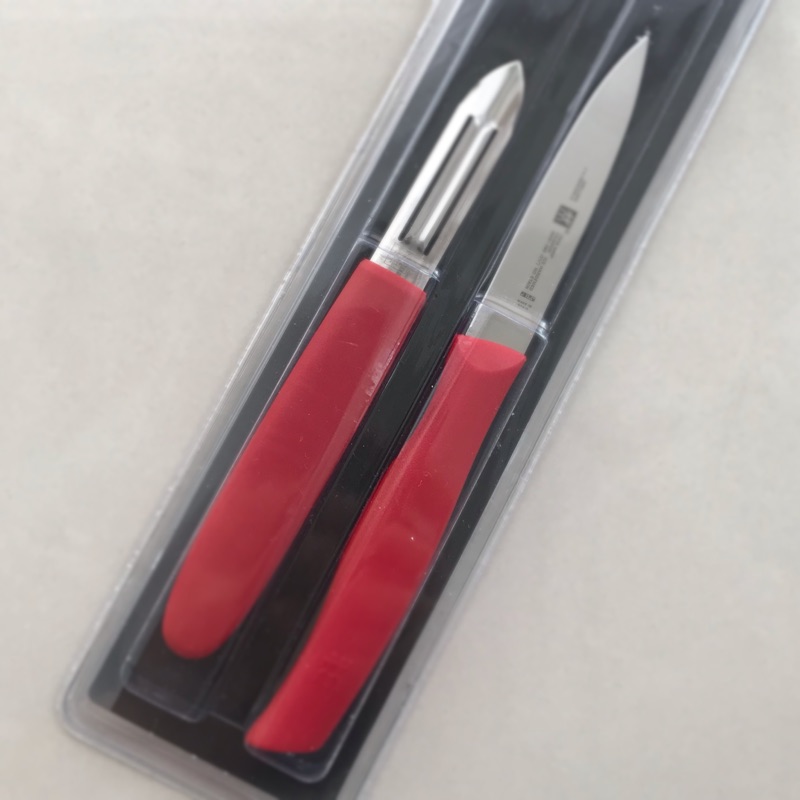 德國ZWILLING雙人牌TWIN水果刀蔬果刀+削皮刀套裝兩件組