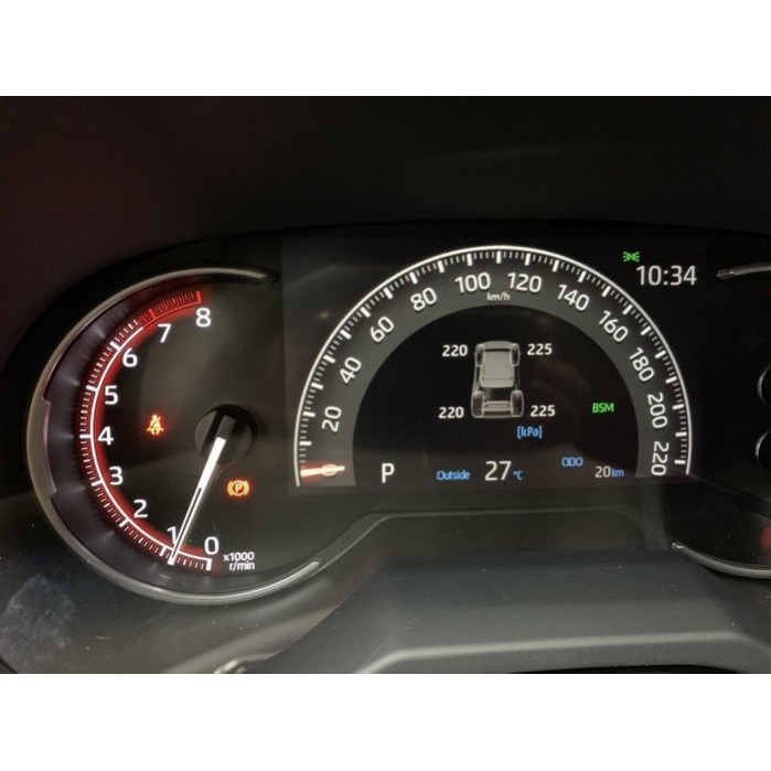 明耀汽車~豐田 2019~2023 RAV4 5代 專用儀表板胎壓顯示器(車美士部品)