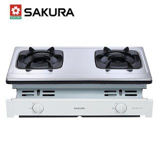 【櫻花原廠貨 私訊聊聊享優惠】G6513S G-6513S 白鐵材質 雙環雙內焰崁入式瓦斯爐 高雄 6513 G6513