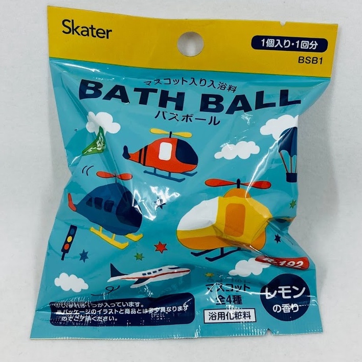 【Dora美日代購】*現貨*日本 Skater 沐浴球 沐浴玩具 公仔 直升機 飛機  卡通 玩具 入浴劑