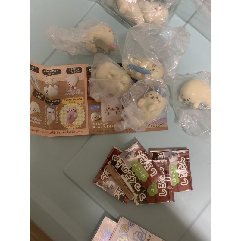 日本 海豹 海狗 寶寶 sirotan 轉蛋 扭蛋 正版 杯緣子