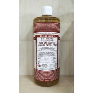 Dr. Bronner s 布朗博士 潔膚露 潔顏露 Liquid Soap 液態皂 32oz/946ml 尤加利