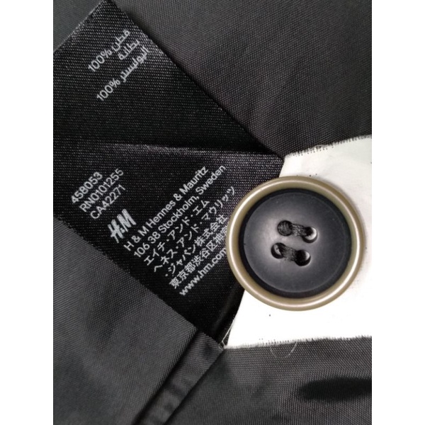 極新 東京限定h M 正裝丹寧歐風外套 46 東京帶回 秋冬時節 蝦皮購物