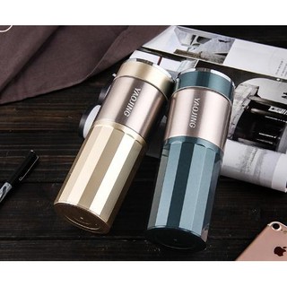 不鏽鋼304外殼+骨瓷內膽+食品級塑料杯蓋/420ML/可泡茶 咖啡 中藥/骨瓷.陶瓷保溫杯.