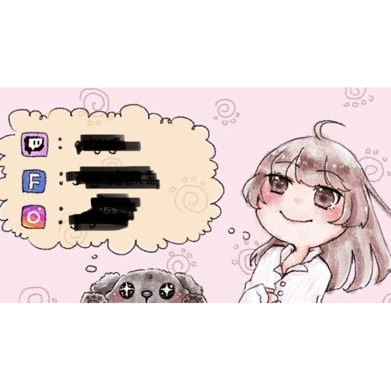實況貼圖圖奇twitch Yt Tw Youtube 表情符號logo 聊天室簡介banner 蝦皮購物
