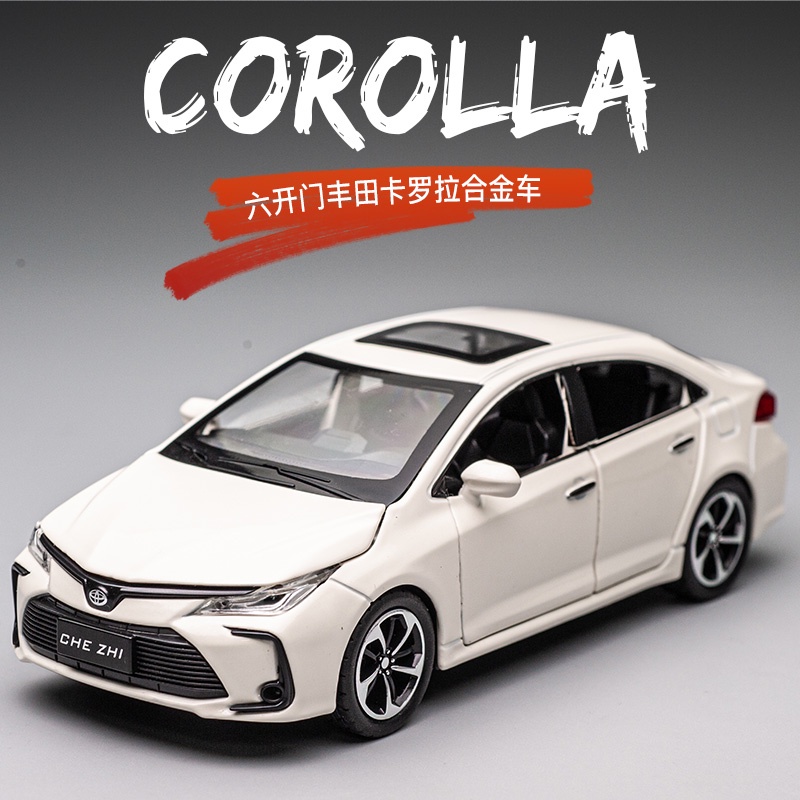 ╭。BoBo媽咪。╮車致模型 1:32 豐田 神A 阿提斯 Toyota COROLLA Altis  聲光回力車