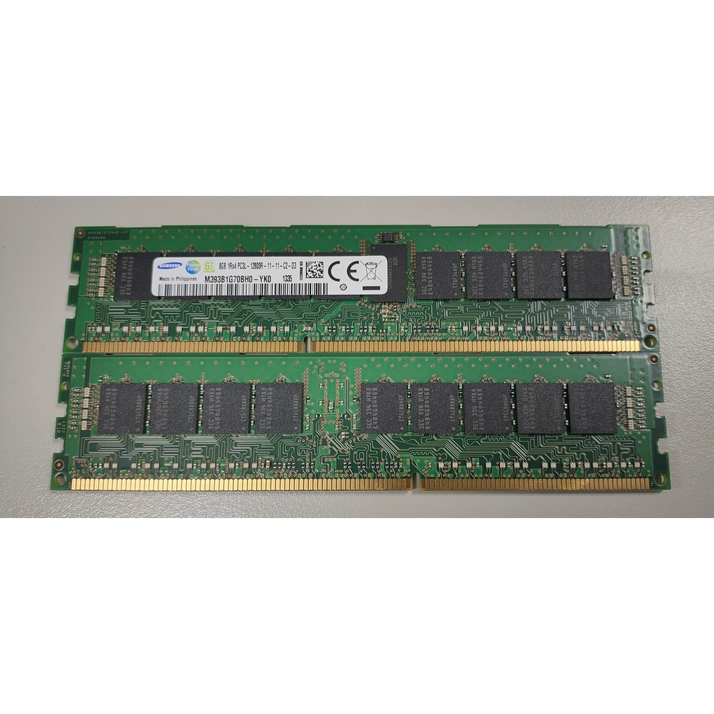 Server 伺服器 專用 SAMSUNG 8G DDR3L 1600 / 12800R  1.35V