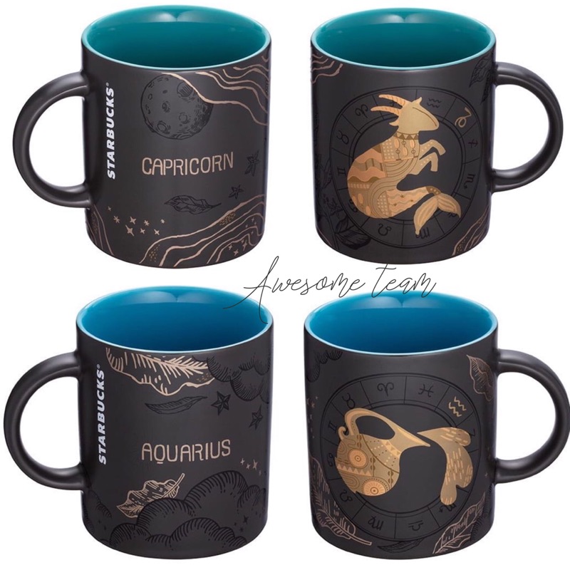 現貨 星巴克starbucks 魔羯星座馬克杯水瓶星座馬克杯風象雙子星座馬克杯水象巨蟹星座馬克杯附有專屬禮盒 蝦皮購物