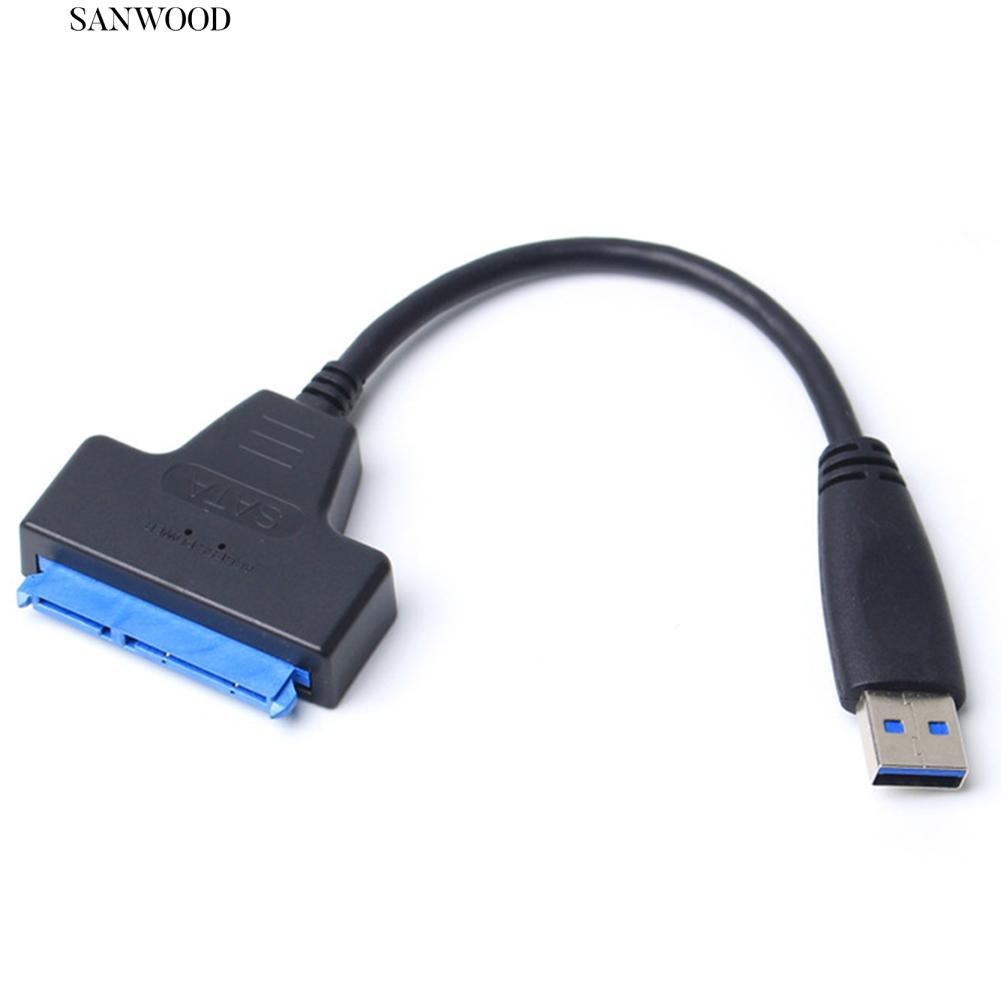 §sanwood 現貨 免運 USB3.0轉SATA3易驅線 2.5寸移動硬碟數據線OTG功能20CM