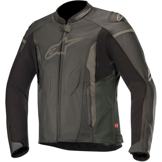 【德國Louis】Alpinestars Faster 摩托車騎士皮衣外套 A星黑色重機機車防摔衣護具皮夾克207364