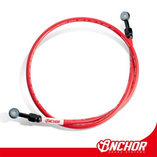 【ANCHOR】 (紅色 銀色 黑色 金屬油管) 高性能 耐高溫 鐵氟龍 金屬 油管 可選長度