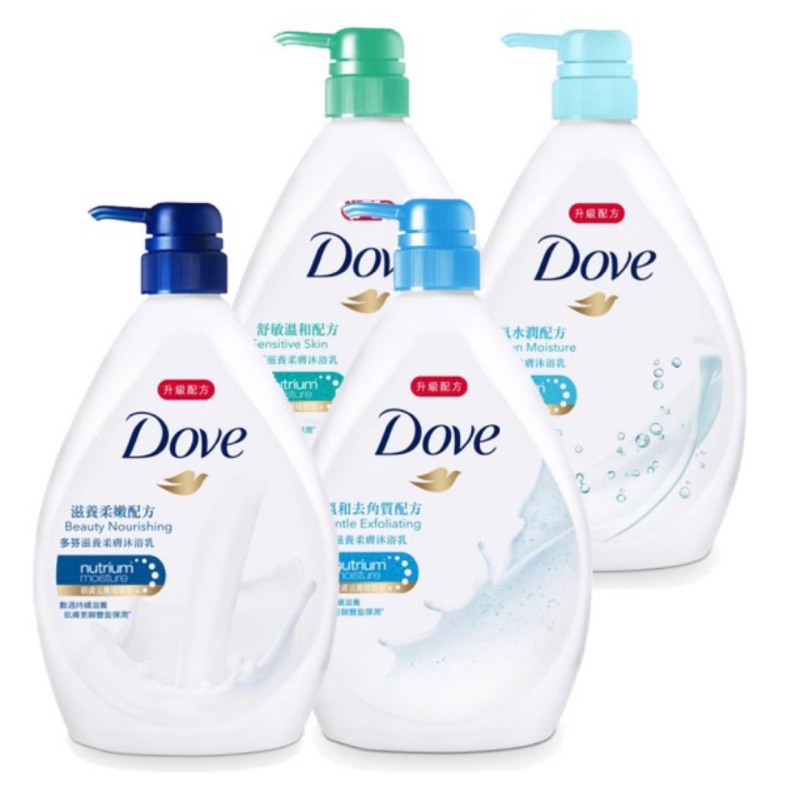 Dove 多芬-滋養柔膚系列沐浴乳1000ML