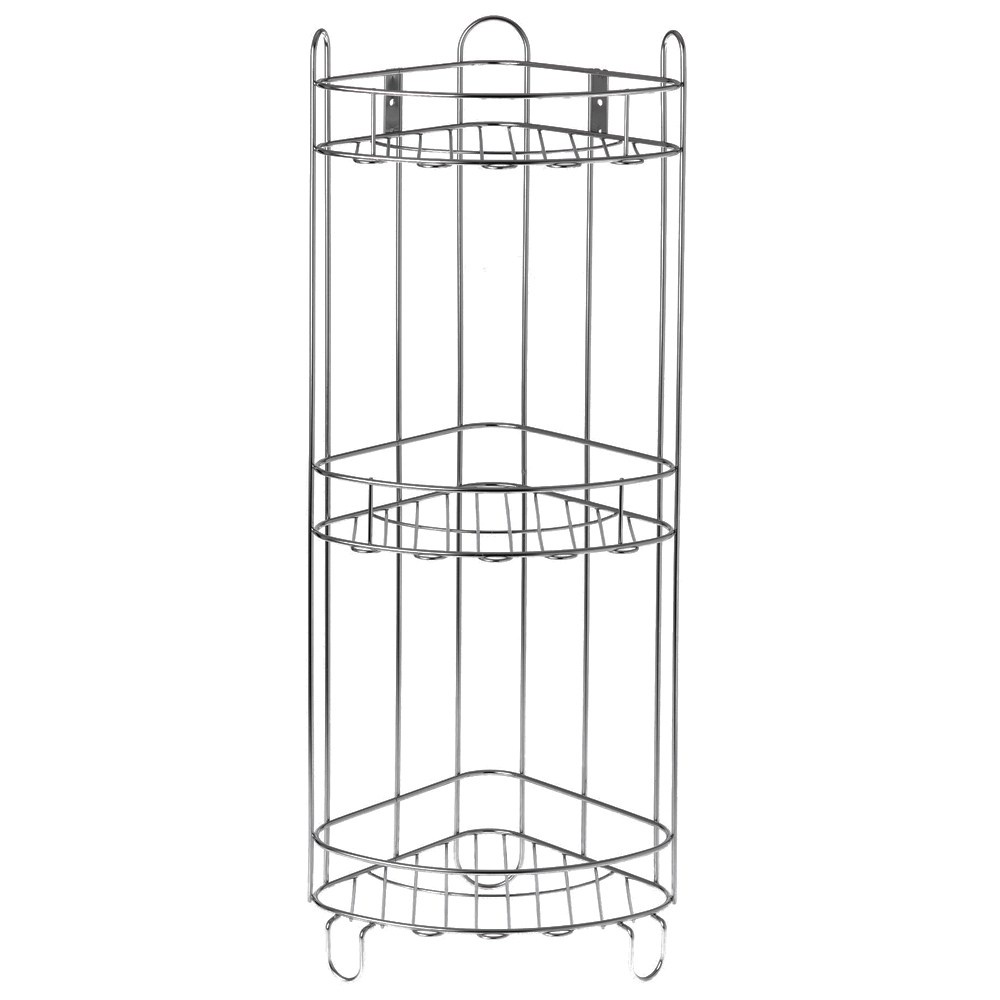 特力屋 304不鏽鋼三層轉角置物架