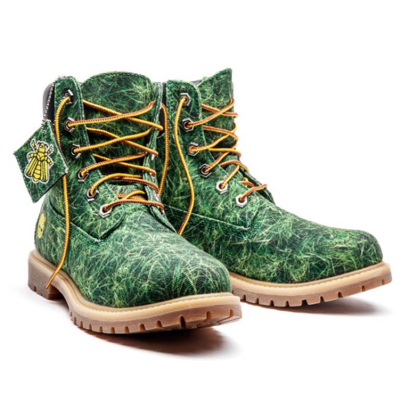 Timberland x Bee Line 6吋聯名款綠草地女靴