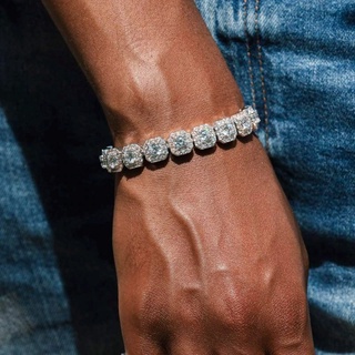 正品現貨 美國 GOLDEN 方糖鑽石手鍊項鏈 Diamond Bracelet Necklace 嘻哈説唱街頭潮牌潮流