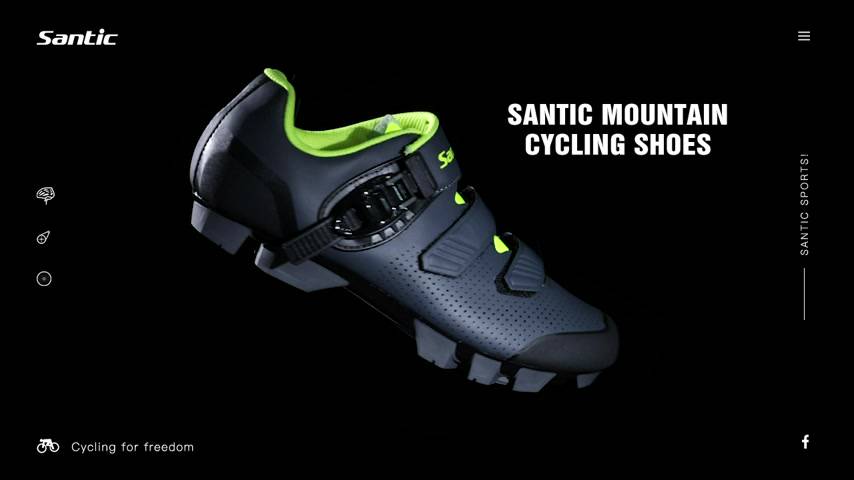 Santic 新品 男士山地車自行車鞋 SPD 兼容 山地車防滑釘鞋 山地車鎖鞋 KMS20024