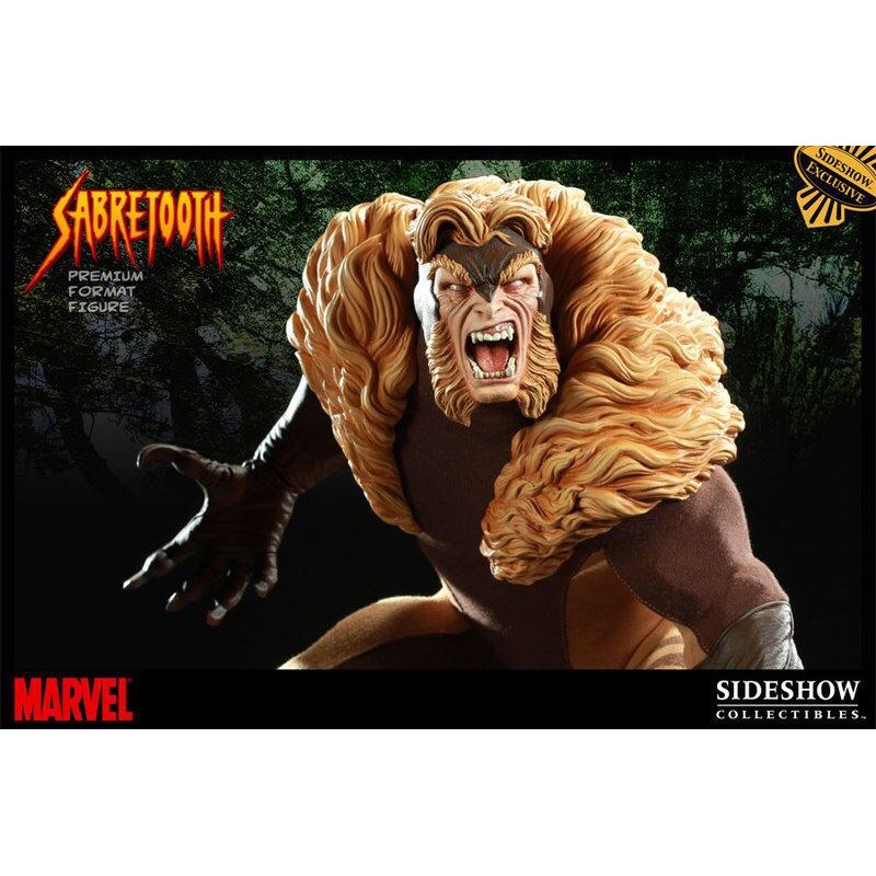 sideshow 鋼牙虎 sabretooth 限定版 1/4 雕像