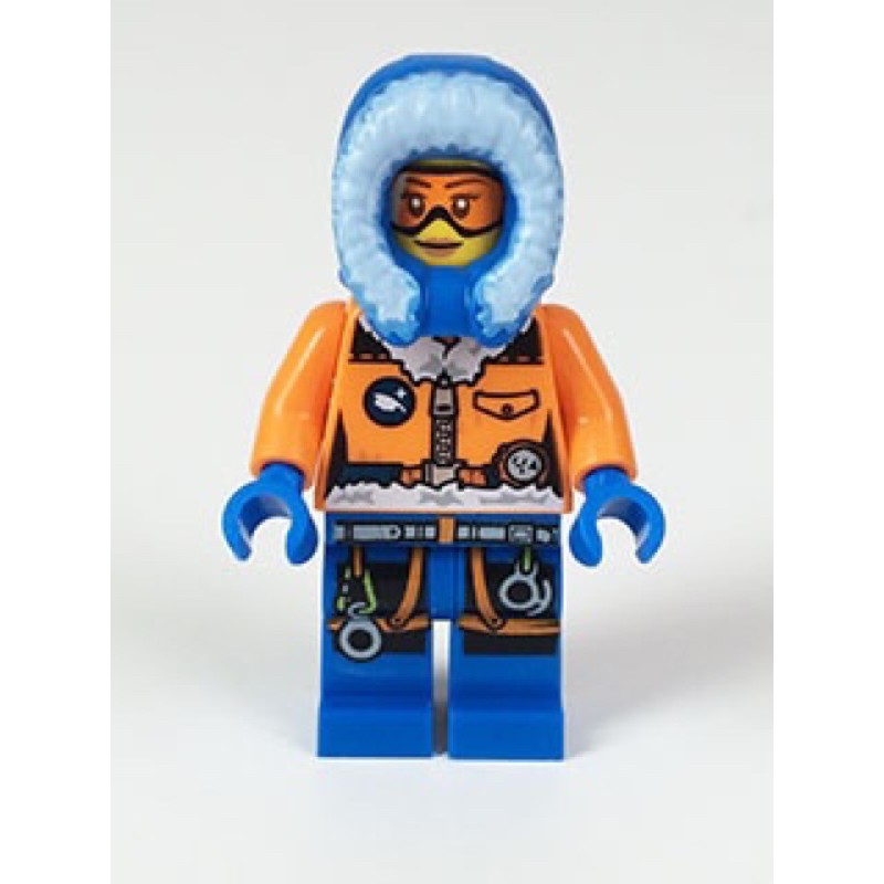 [台中翔智積木］LEGO 樂高 城市 極地系列 60036 60064 女 北極探險員 （cty0491)