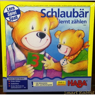 【點子兔】HABA 4547 Schlaubär lernt zählen 小熊學數數 附中文規則