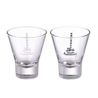🔥🔥現貨星巴克16週年玻璃杯對杯 冰淇淋杯 臺灣獨有商品 可快速發貨