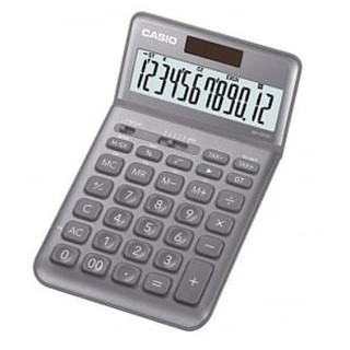 【無限精品 REMIX】CASIO 輕盈優雅 棕櫚灰香檳計算機 12位數 可掀式面板 總和記憶器 JW-200SC GY