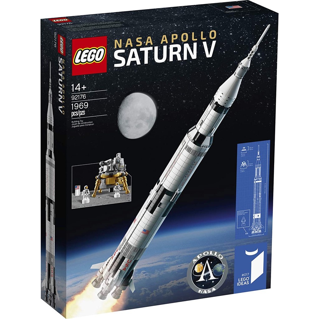 【現貨供應中】LEGO 樂高 92176 Ideas系列 NASA Apollo Saturn V