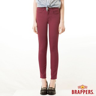BRAPPERS 女款 新美腳Royal系列-中腰彈性窄管褲-紫