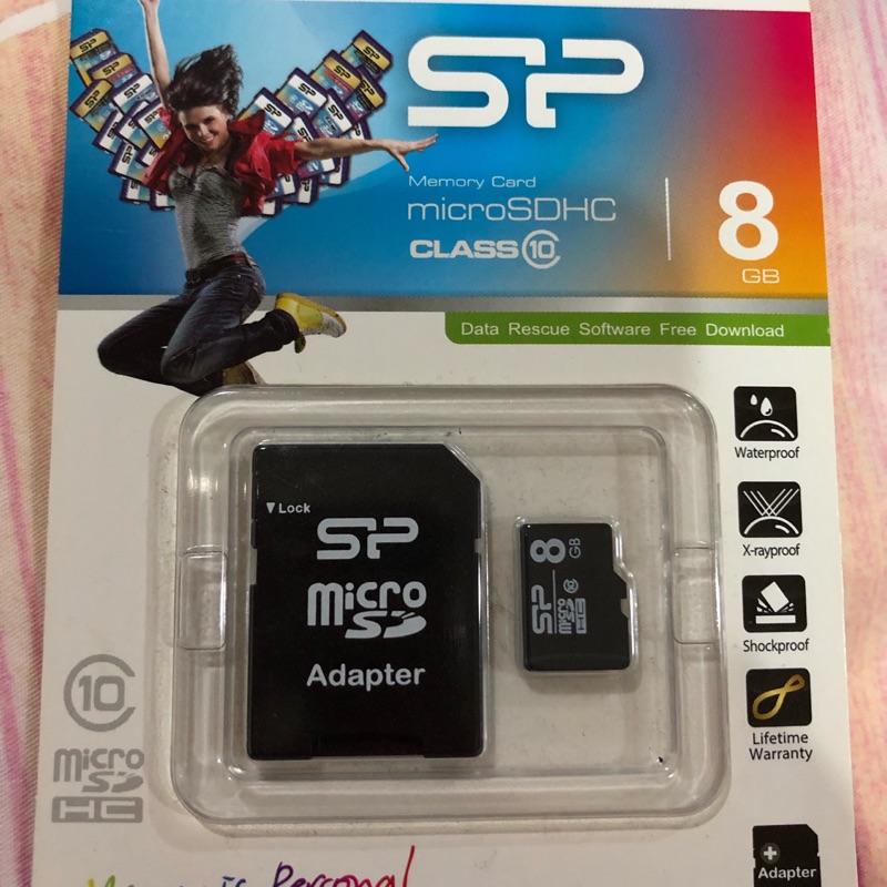 SP 廣穎 8G記憶卡 MicroSD micro SD 小卡 TF