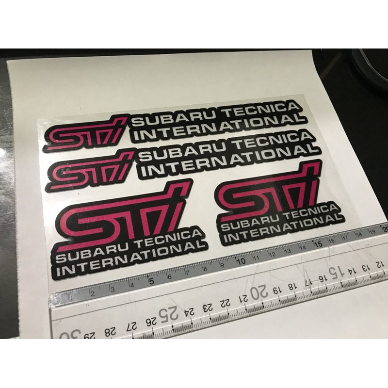 萊特 汽車精品 SUBARU STI WRX 3M反光貼紙 適合 impreza levorg Forester brz