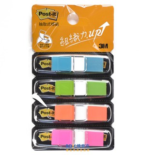 3M 臺灣 Post-it 683標籤系列 683-4ABX 繽紛四色