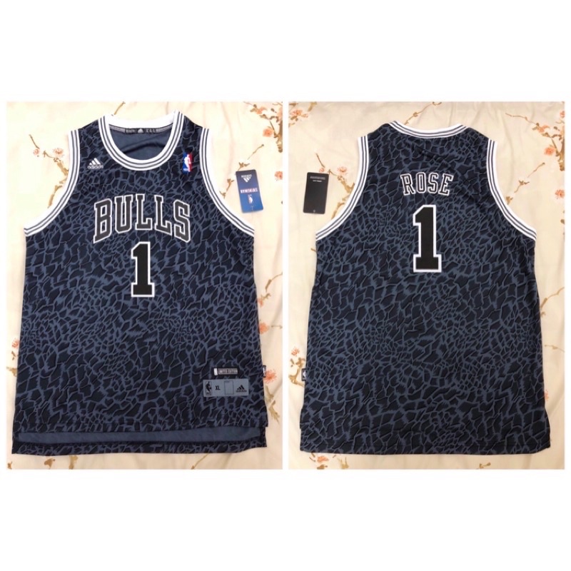 #限時特價 NBA球衣 Derrick Rose #1飆風玫瑰 限量豹紋異色 最後幾件 售完不補