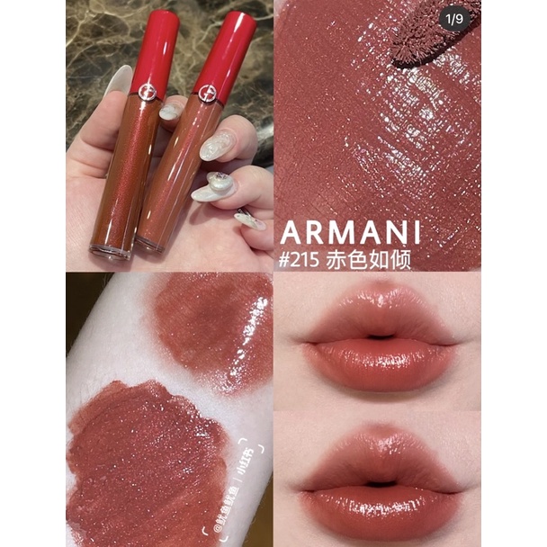 🌸正品現貨🌸Giorgio armani 奢華絲絨訂製唇萃 GA 唇釉 新品 206 200 215 216 214