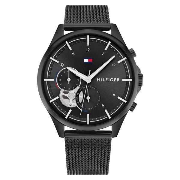 【Tommy Hilfiger】 鏤空時尚編織米蘭鋼帶中性錶 1782485  現代鐘錶