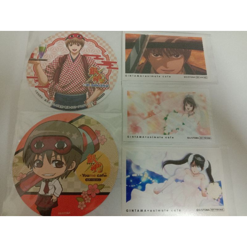 銀魂神威沖田總悟杯墊特典安利美特咖啡animate Cafe 蝦皮購物