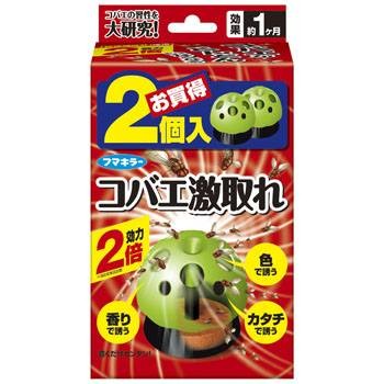 現貨-日本製 Fumakilla 果蠅2倍效力捕捉盒 / 果蠅吸引屋 (2入一盒)