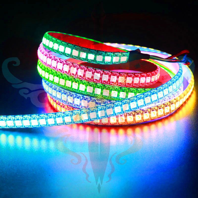 橘子部屋 Ws2812b Rgb Led燈條144顆 Arduino 跑馬燈rgb燈條ws2812 三色led彩色燈 蝦皮購物