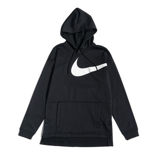 NIKE BIG SWOOSH HOOD BLACK WHITE 帽T 黑白【A-KAY0】【AJ9264-010】