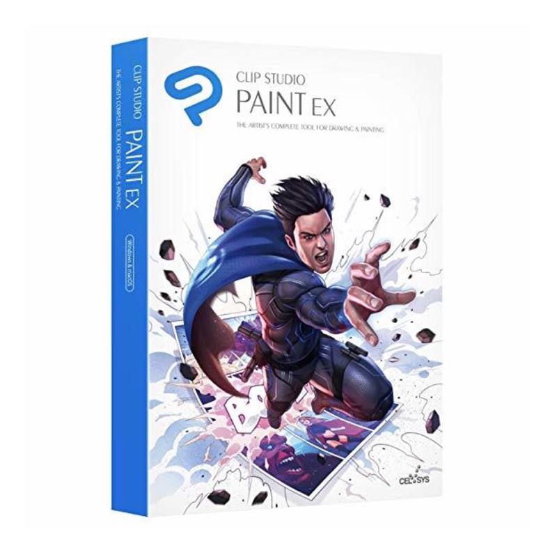 Clip Studio Paint Ex 動漫平面繪圖軟體永久使用隨時安裝 蝦皮購物