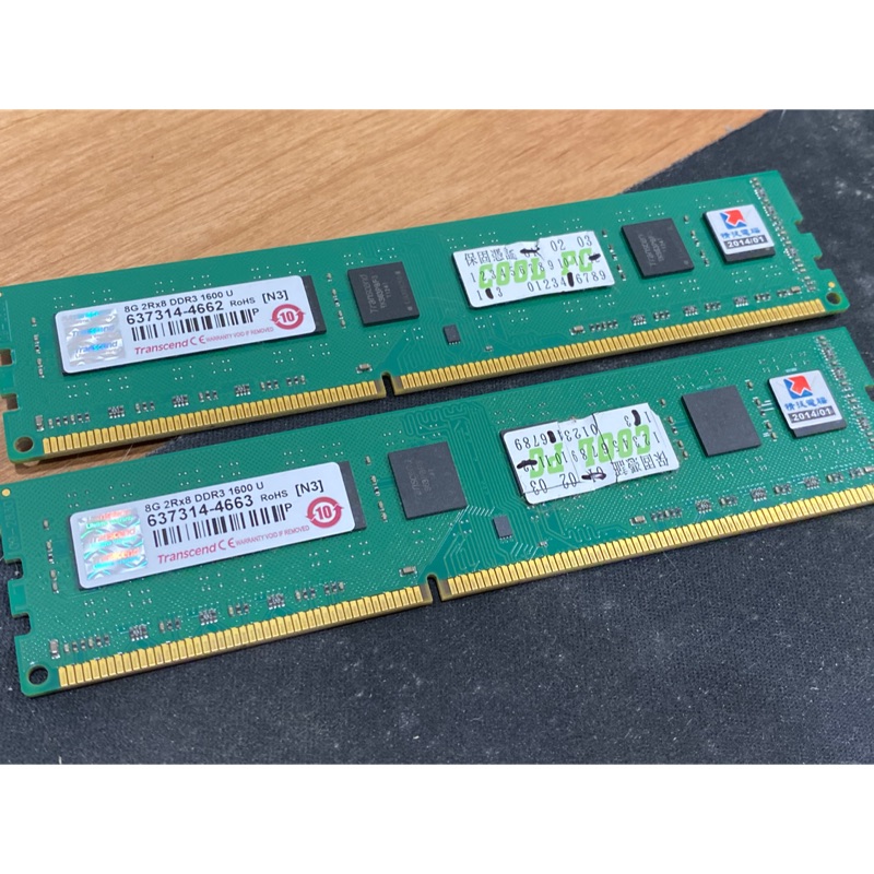 創見DDR3 1600 8g 二手