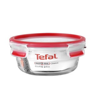 Tefal 法國特福 MasterSeal 新一代無縫膠圈耐熱玻璃保鮮盒圓形 0.6公升