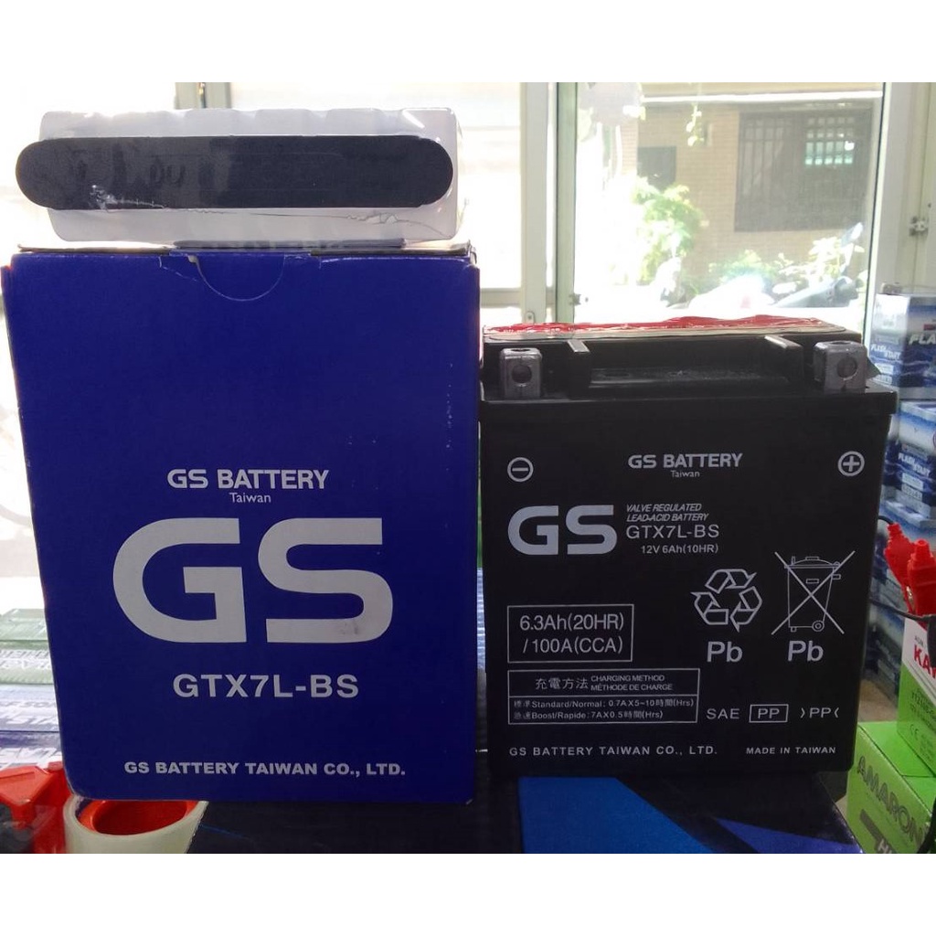 全新 電池院長 未入液 統力 GS GTX7L-BS ( 同湯淺 YTX7L ) 機車電池 重機 擋車 專用