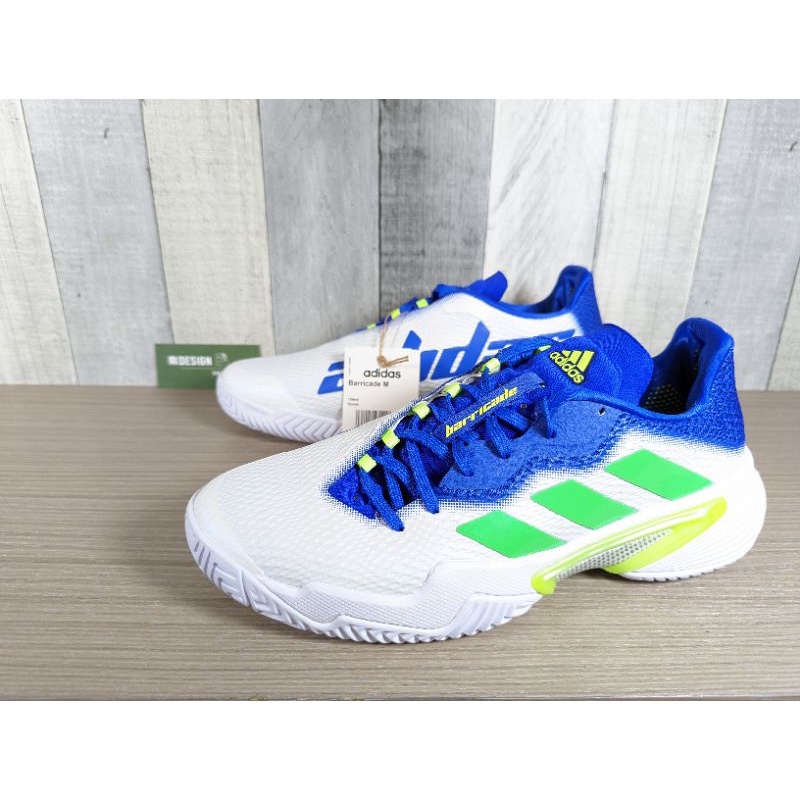 限時特價【南🔥】現貨 ADIDAS BARRICADE 網球鞋 白藍綠 FZ1827 白藍橘 GW22963