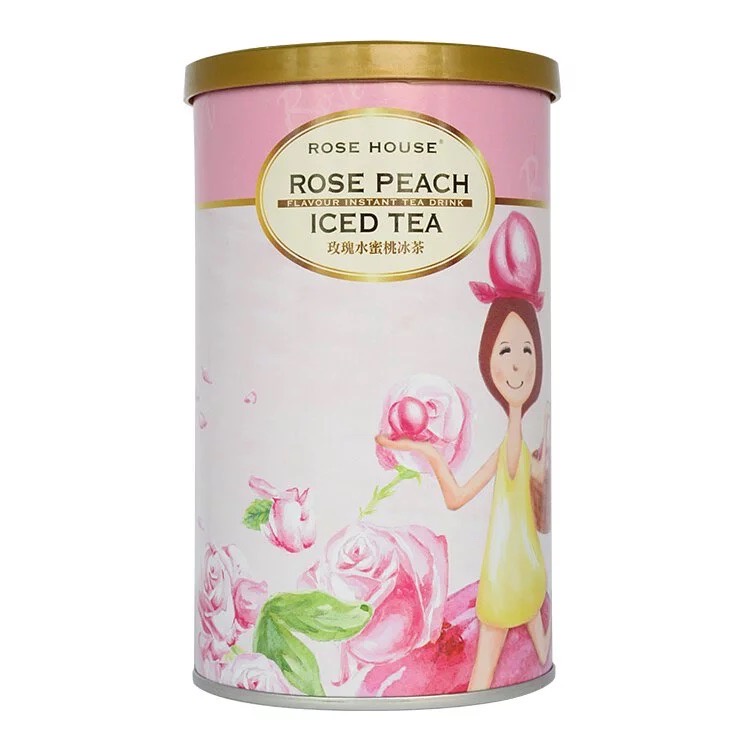 古典玫瑰園 英式玫瑰水蜜桃風味冰茶 Rose Peach Iced Tea 沖泡 即溶