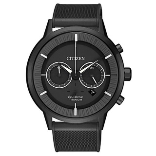 【聊聊私訊甜甜價】CITIZEN 星辰 CA4405-17H 時尚設計光動能鈦金屬計時腕錶 /42mm