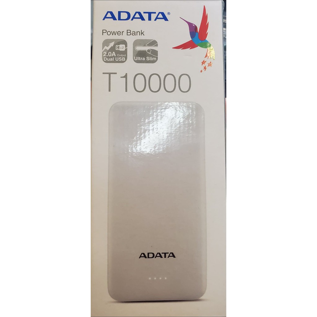 全新 ADATA 威剛 T10000 輕薄型行動電源 BSMI認證