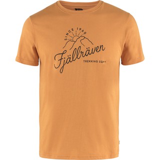 Fjallraven Sunrise T-shirt M 87047有機棉短T 206 香橙橘 |碧綠商行