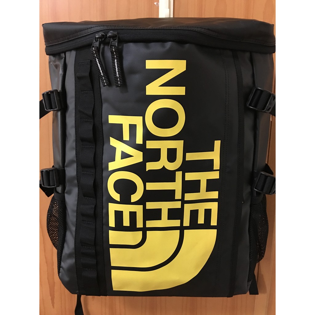 新款The North Face BC FUSH BOX TOTE30公升電腦包/背包/登山包/學生包-黑底黃字特別款